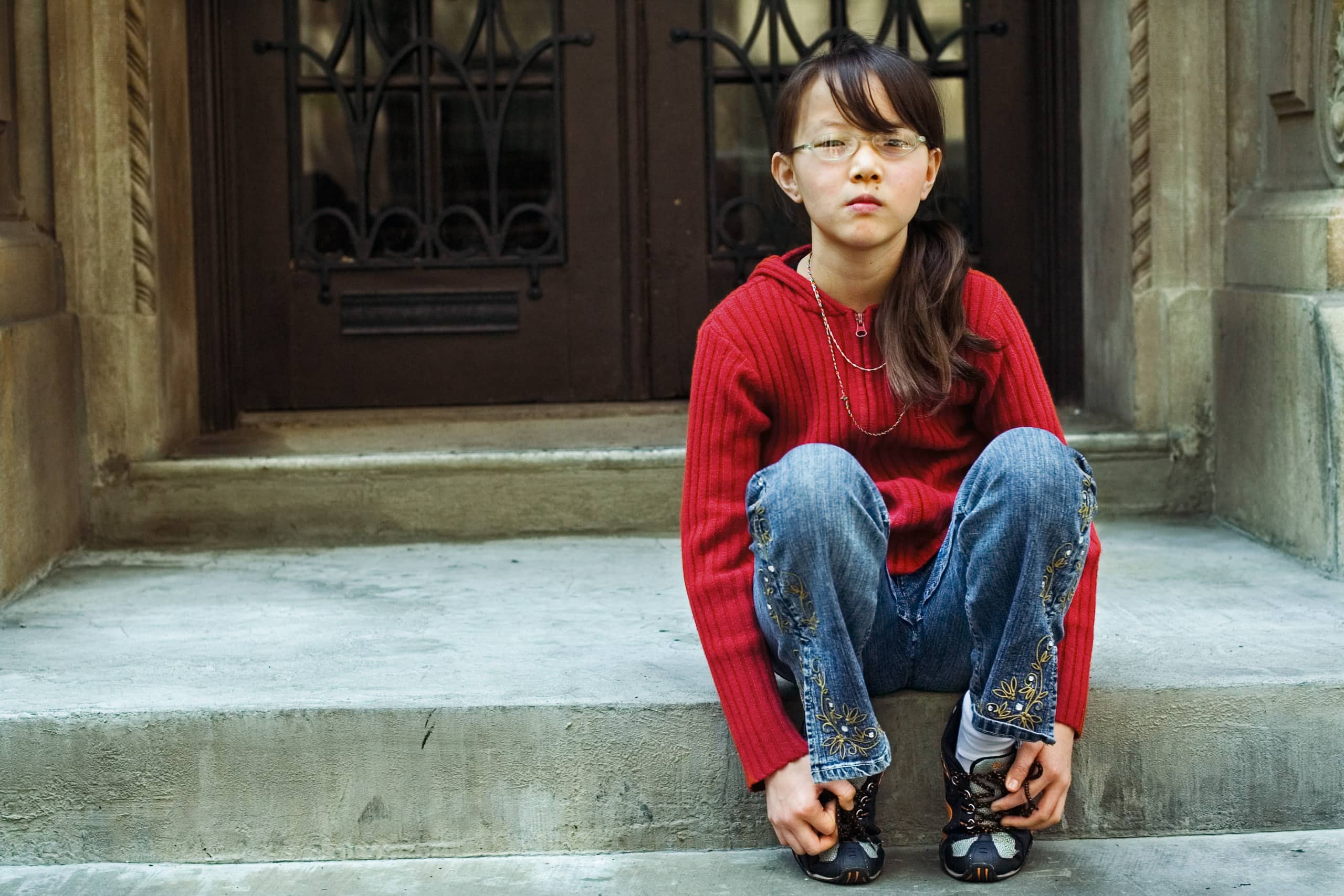 Digital image from the 1 Earth City (aka NYChildren) portrait photography series by Danny Goldfield